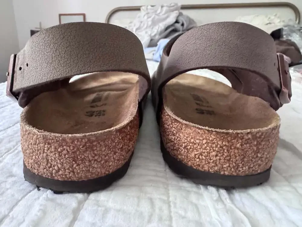 Birkenstock Milano Sandals Brown Size 40 - Picture 5 of 5